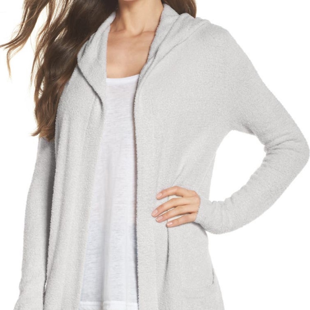 Barefoot Dreams CozyChic Lite Hooded Cardigan